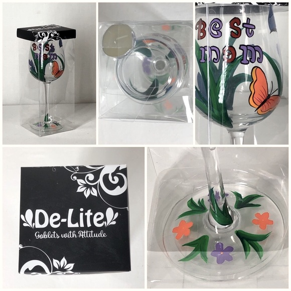 🛍”Best Mom” Wine Goblet &/or Tealight Holder - Picture 2 of 8
